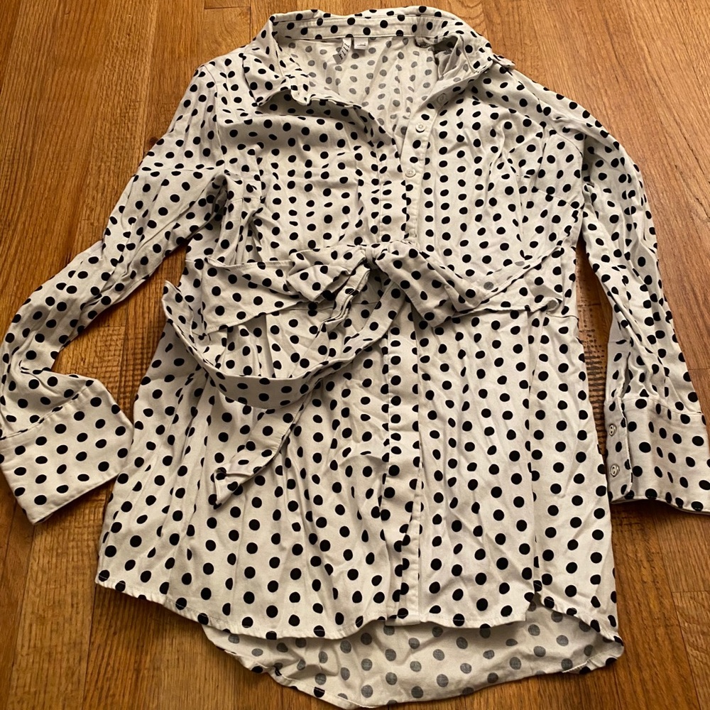 Polka Dot Button Dress